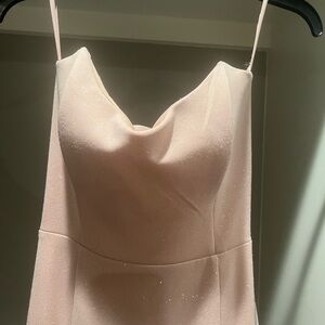 Jump Apparel peach sparkle formal prom homecoming dress NWT